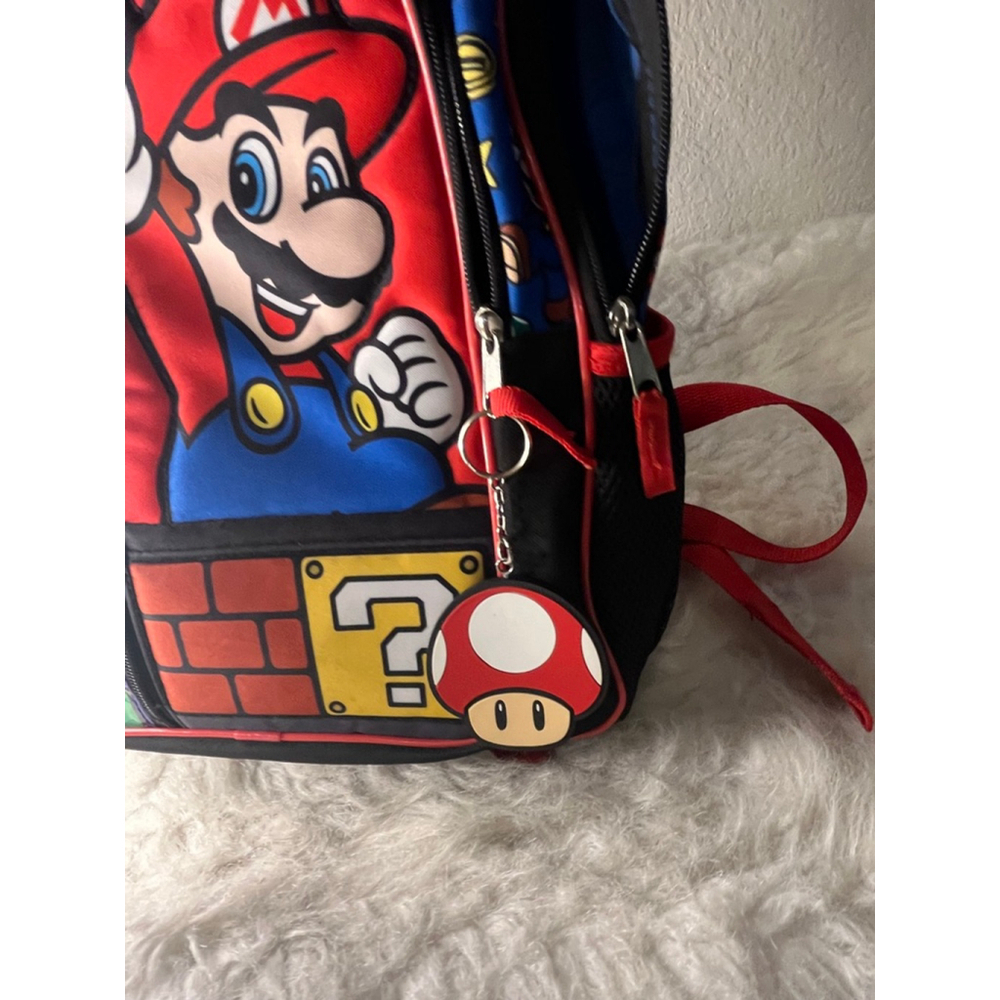 Bioworld Super Mario 16” Kids Backpack Multicolor Unisex - Picture 3 of 9